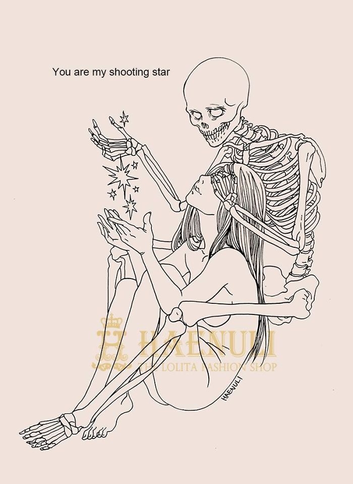 depression-death-skeleton-drawings-haenuli-shin-5