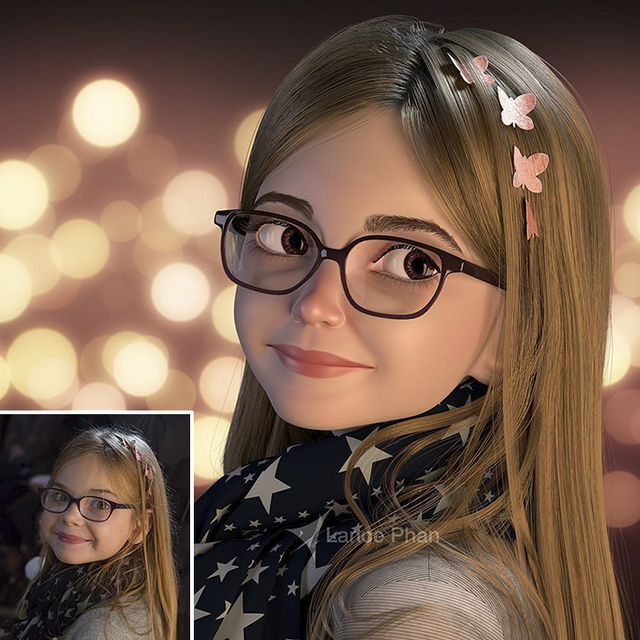 Artist Redraws Strangers As Pixar-Like Cartoons, And You Can Be One Too