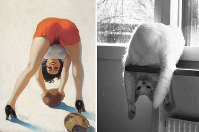 funny-cats-vintage-pin-up-girls-5