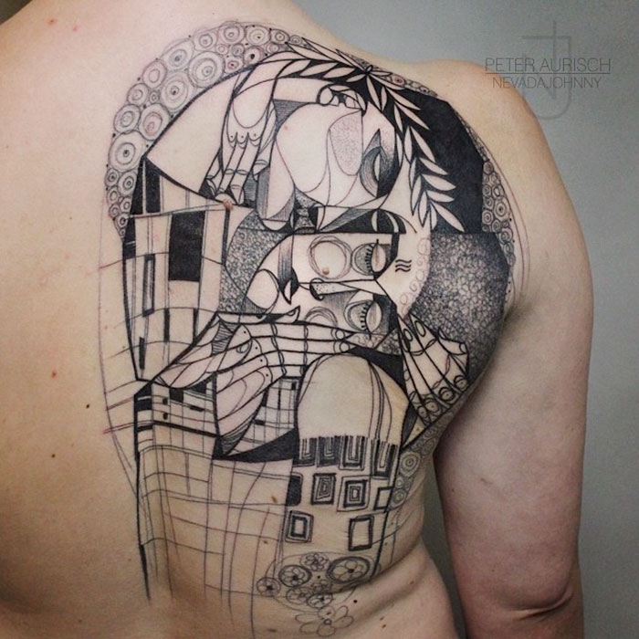 artistic-tattoos-gustav-klimt-7