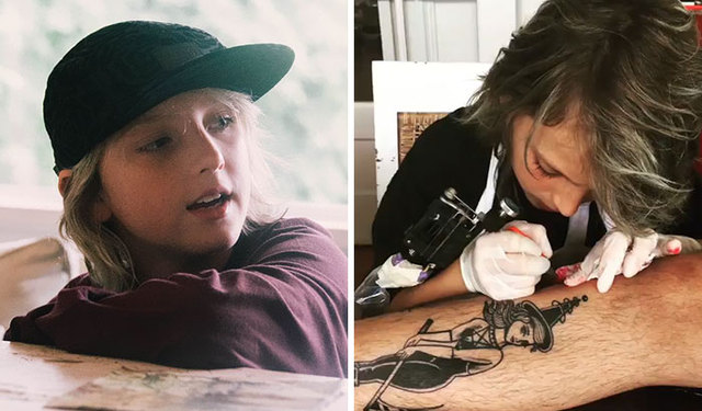 12-Year-Old Tattoo Artist Is Going Viral, And You'll Understand Why When You See His Works