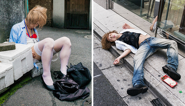 10+ Uncensored Photos Of Drunks In Japan Show The Nasty Side Of Alcohol