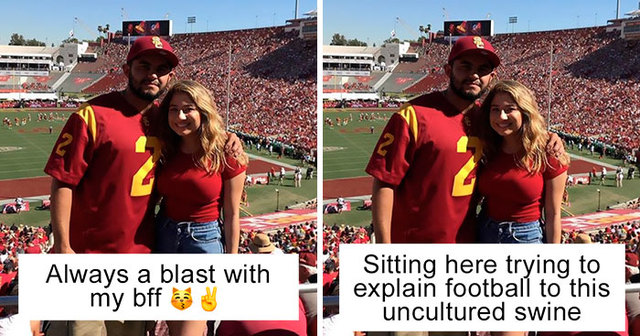 8 Times Girlfriends And Boyfriends Shared The Same Images On Instagram, But Created Absolutely Different Captions