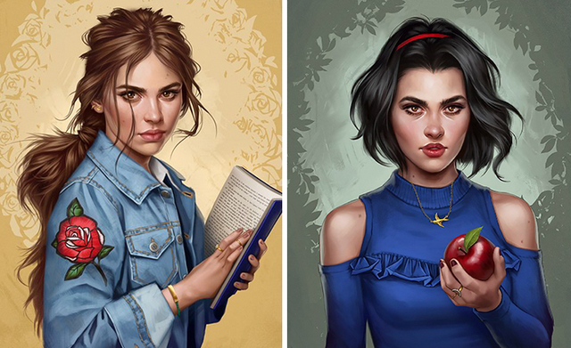 Artist Draws Disney Princesses If They Lived In 2017, And The Change Is Incredible