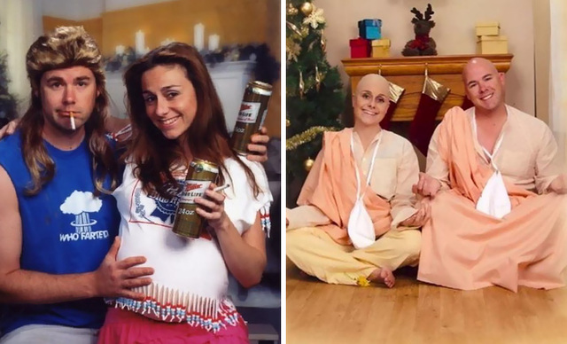 Family Sends The Most Cringeworthy Christmas Cards To Their Family For 15 Years, And It's Way Too Funny
