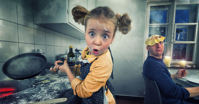 Artist Makes Crazy Photo Manipulations With His Three Daughters And Son, And Here Are The Results